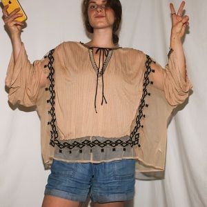 free people boho vibes top